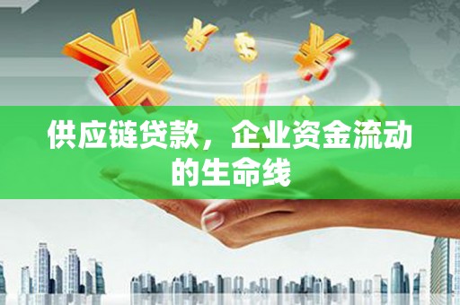 英吉沙供应链贷款，企业资金流动的生命线